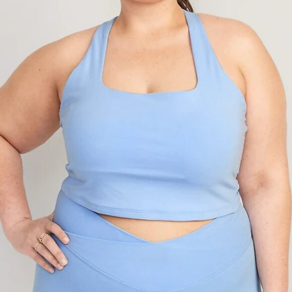 Light Support PowerChill Cross-Back Longline Sports Bra - Picture 2 of 5